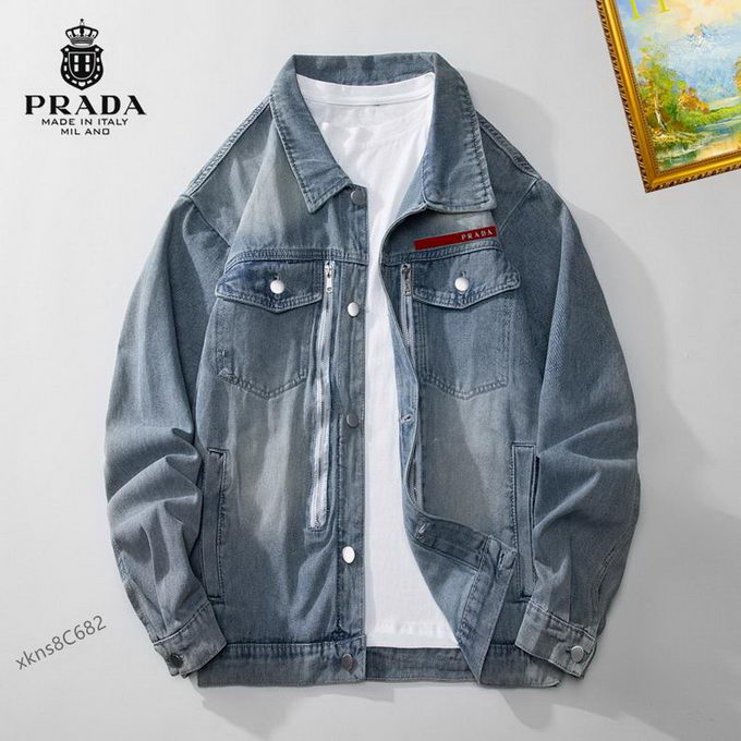 Prada Denim Jacket Mens ID:20250925-51